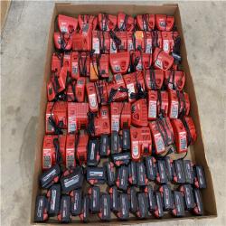 Houston Location - AS-IS Tool Pallet CHARGER/BATTERY MIX