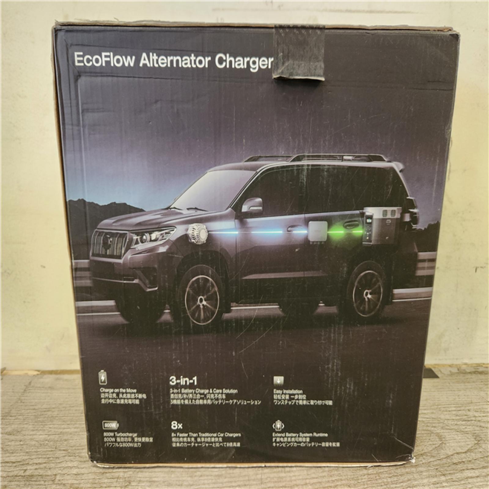 Phoenix NEW EcoFlow 800-Watt Alternator Charger  3-in-1 Fast DC-DC Charger for Portable Power Stations (SEALED)