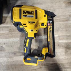 HOUSTON LOCATION - AS-IS DeWALT DCN681D1 20-Volt MAX 18ga Cordless Brushless Narrow Crown Stapler Kit w/ BATTERY & CHARGER