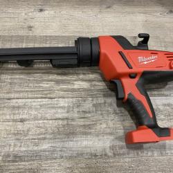 AS-IS Milwaukee 18-Volt Lithium-Ion Cordless 10 oz. Caulk and Adhesive Gun (Tool-Only)