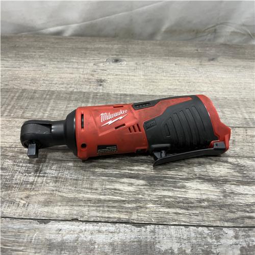 AS-IS Milwaukee 12V Lithium-Ion Cordless 3/8 in. Ratchet (Tool-Only)