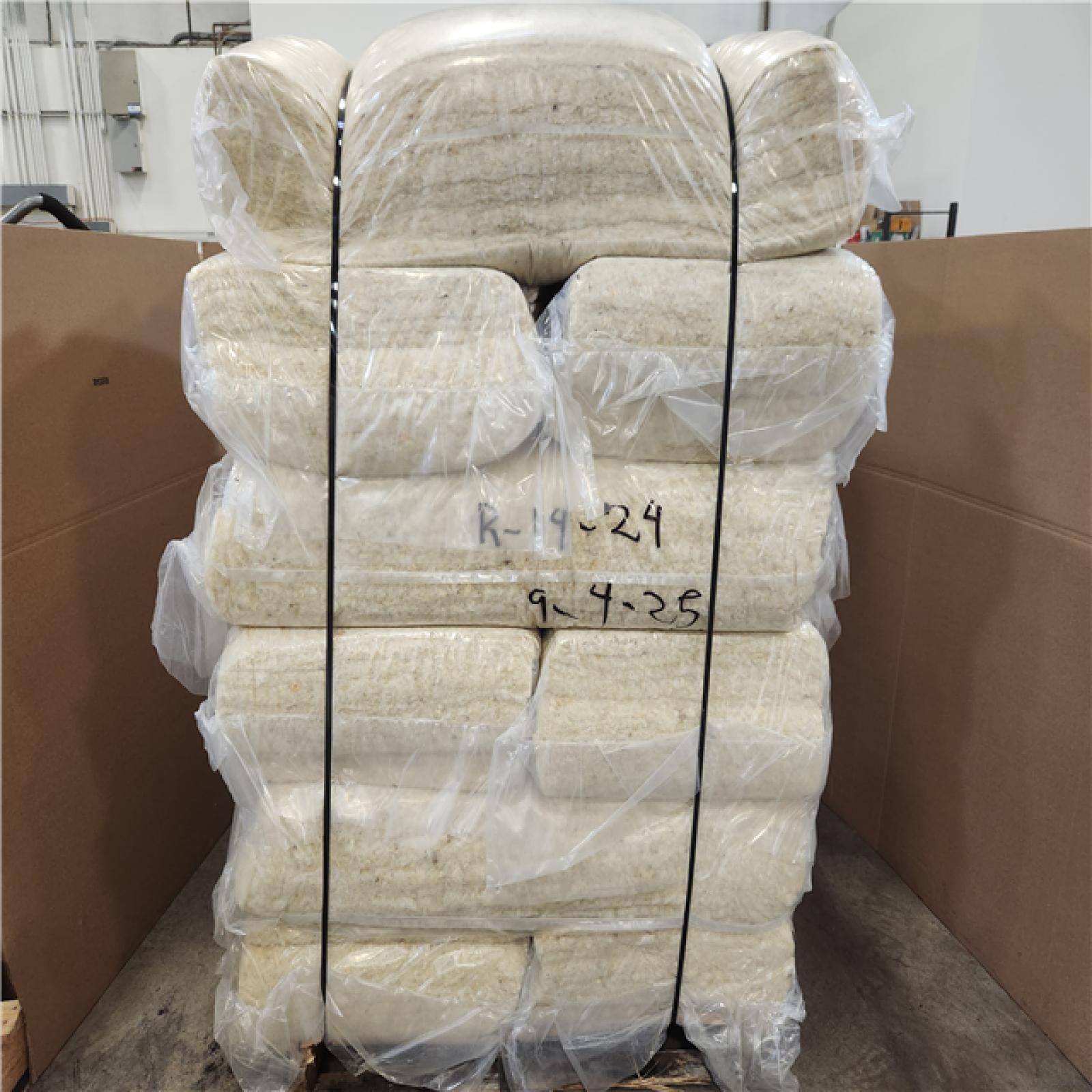 Phoenix NEW Havelock Wool R-14 Unfaced Wool Insulation Batt L:46.5 T:3.5 W:23.5 (1080 SF/ 12 Bags) Pallet