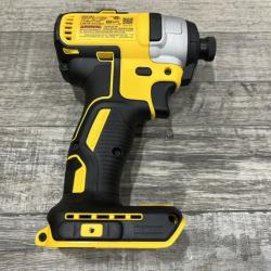 AS-IS DEWALT 20V MAX Lithium-Ion Brushless Cordless 1/4 in. Impact Driver Kit