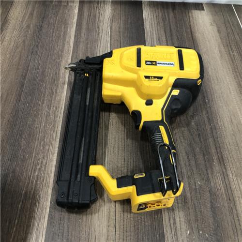 AS-IS DEWALT 20V MAX XR Lithium-Ion Electric Cordless 18-Gauge Brad Nailer (Tool Only)
