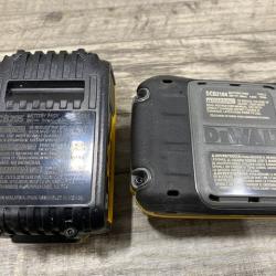 AS-IS DEWALT 20V MAX Lithium-Ion Starter Kit with 4.0 Ah and 5.0 Ah Batteries and Charger