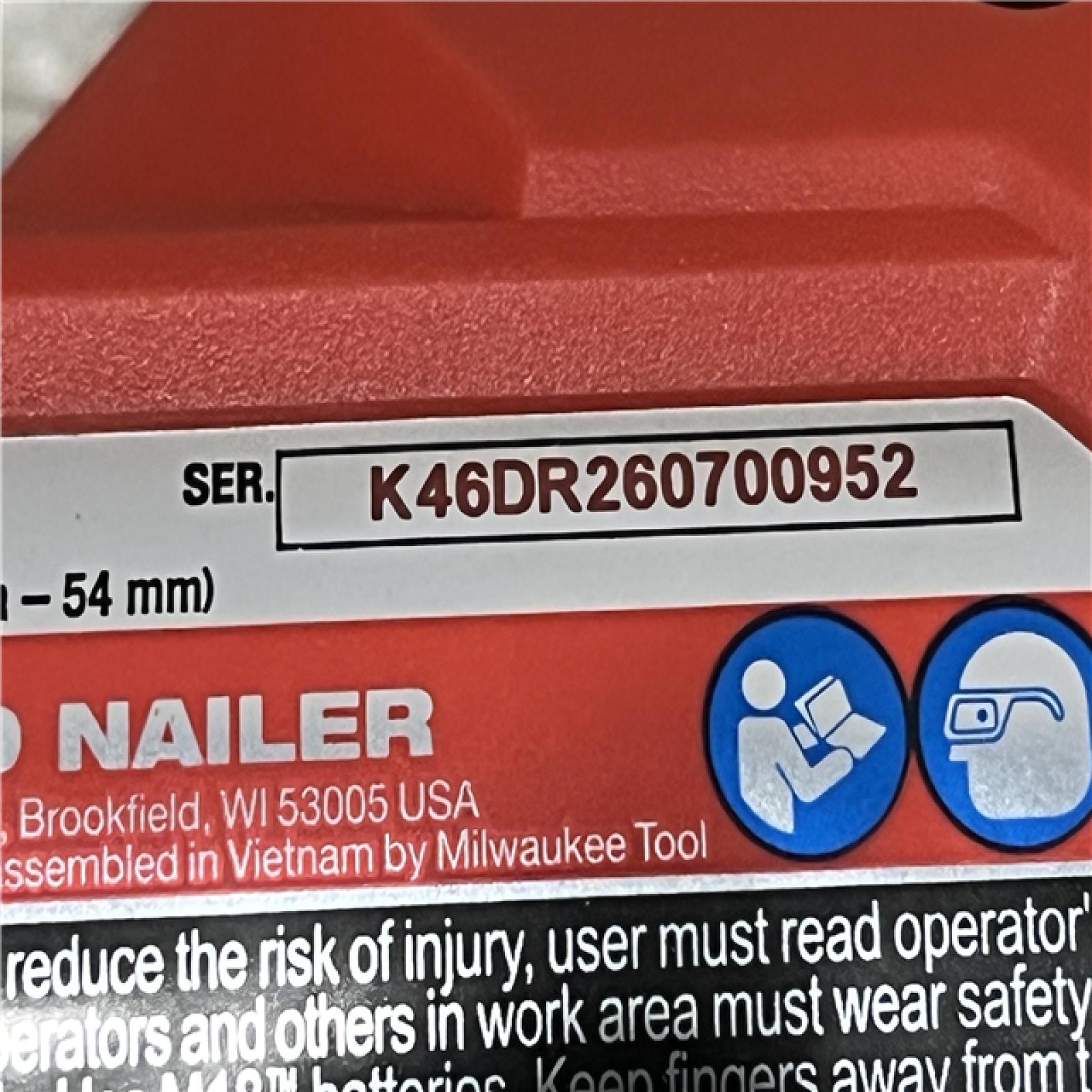AS-IS Milwaukee FUEL 18-Volt Lithium-Ion Brushless Cordless Gen II 18-Gauge Brad Nailer (Tool-Only)