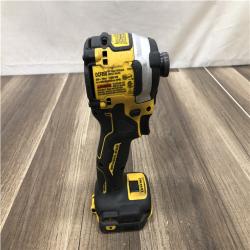 AS-IS DEWALT ATOMIC 20V MAX Cordless Brushless Compact 1/4 in. Impact Driver (Tool Only)