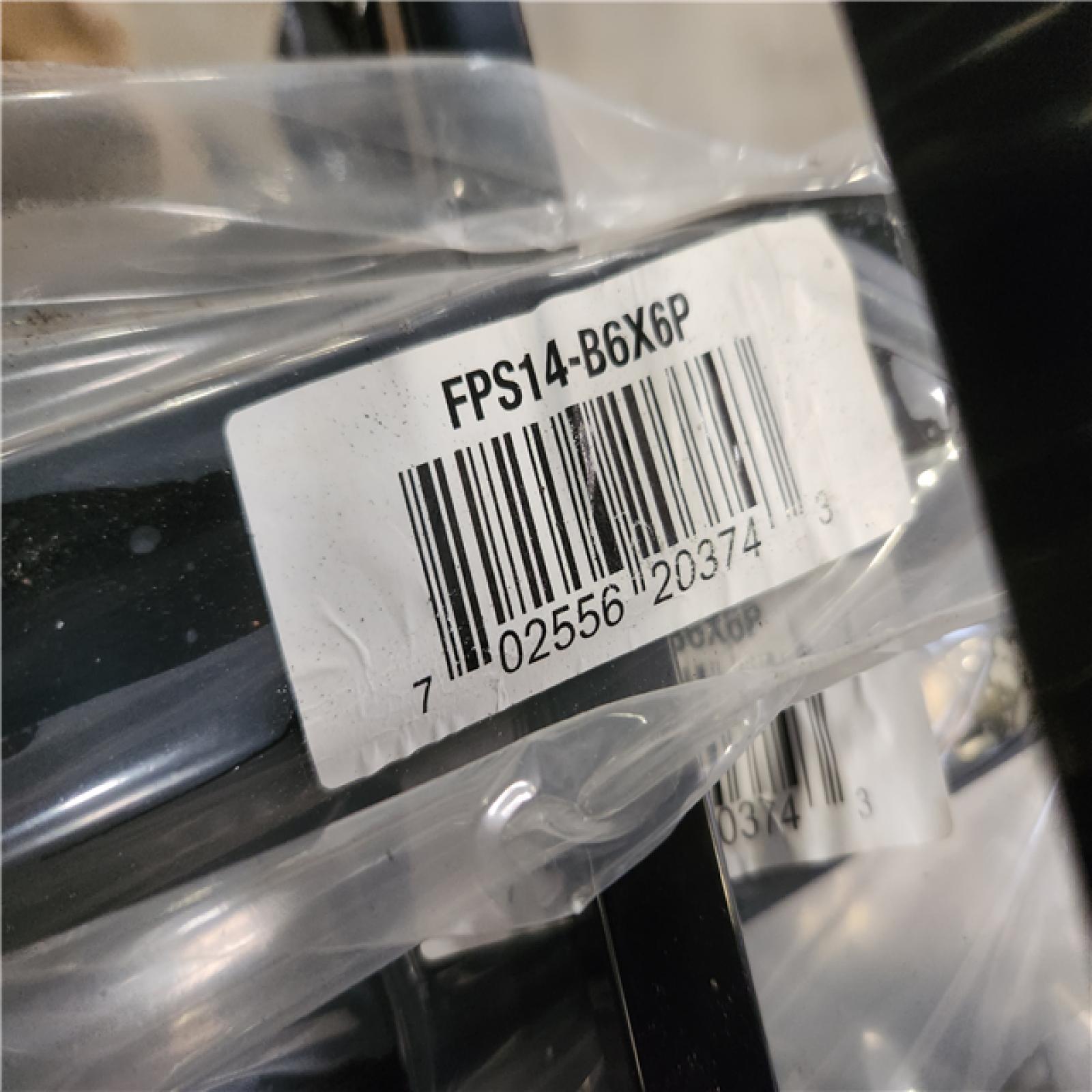 Phoenix Fencer Wire 6 ft. x 6 ft. Heavy-Duty Steel Spaced Bar Pointed Pinnacle Flat Metal Fence Panel (20-Panels)