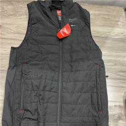 AS-IS Milwaukee Men's Large 12-Volt Lithium-Ion Cordless Axis Black Heated Vest Kit