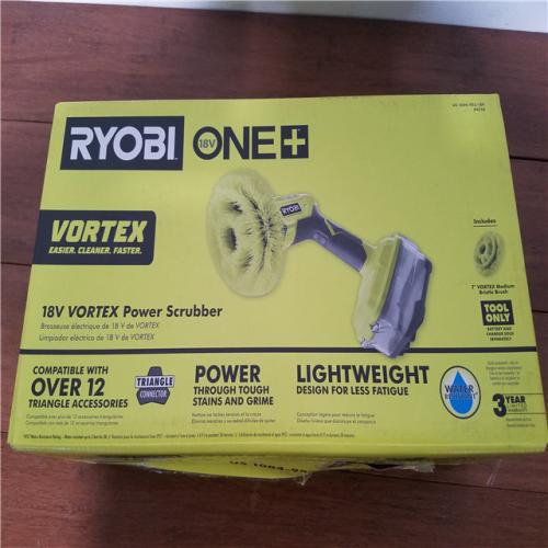 California NEW Ryobi One+ 18V Vortex Power Scrubber (Tool Only)