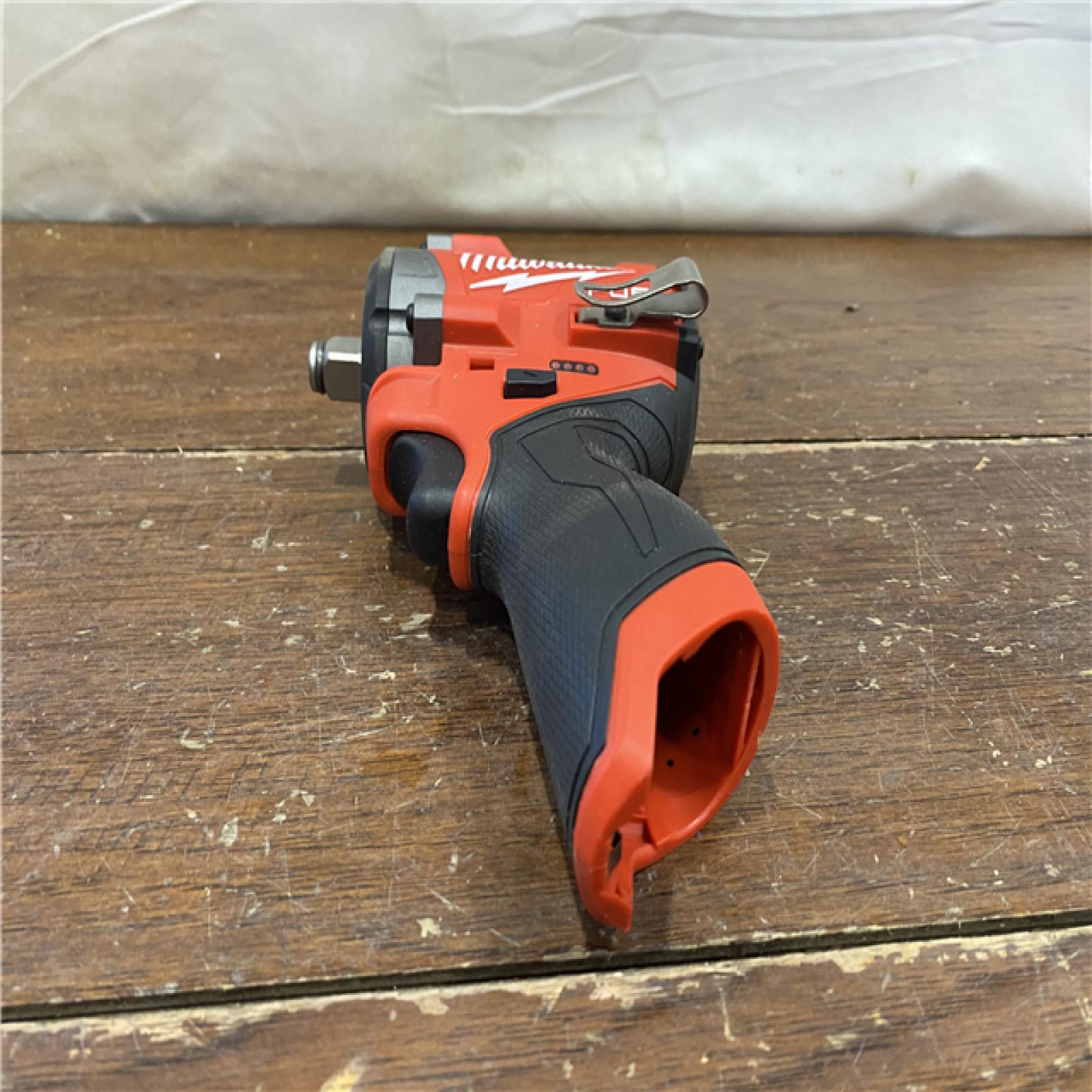 AS-IS Milwaukee M12 FUEL 12V Lithium-Ion Brushless Cordless Stubby 1/2 in. Impact Wrench (Tool-Only)