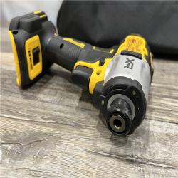 AS-IS DEWALT 20-Volt Maximum XR Lithium-Ion Cordless Brushless 1/4 in. 3-Speed Impact Driver Kit