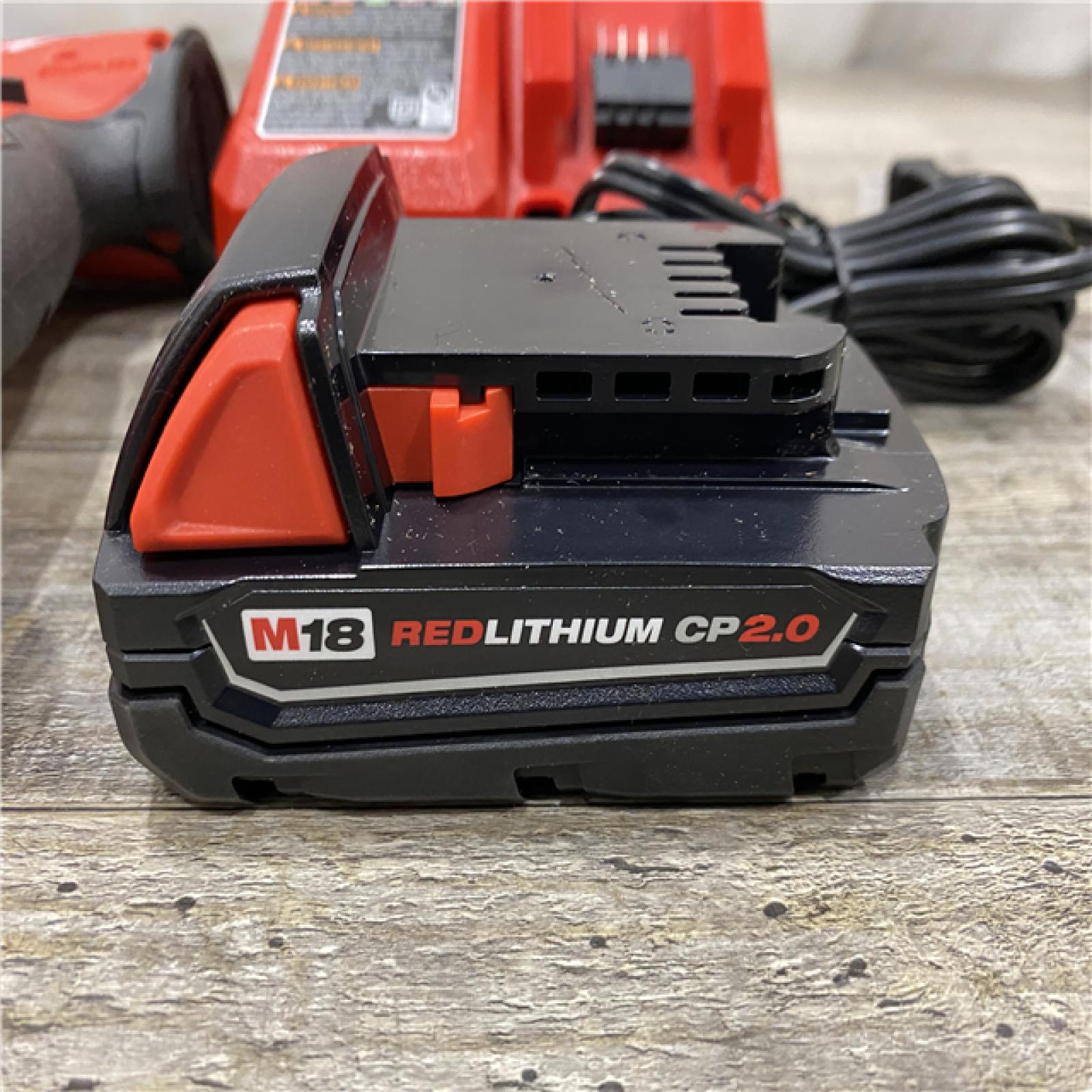 AS-IS Milwaukee 18-Volt Lithium-Ion Compact Brushless Cordless 1/4 in. Impact Driver Kit