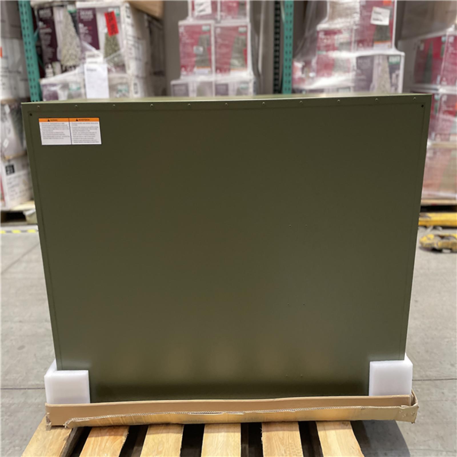 DALLAS LOCATION- HUSKY Heavy Duty 52 in. W 9-Drawer Matte Army Green Rolling Tool Cabinet