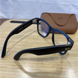 AS-IS Ray-Ban Meta Wayfarer RW4006 - Rectangle Square Black