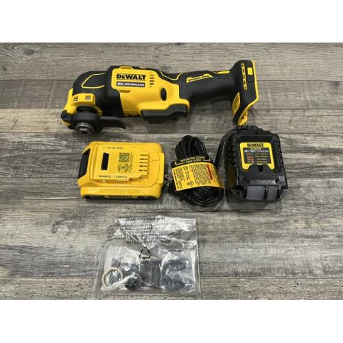 AS-IS DEWALT ATOMIC 20V MAX Cordless Brushless Oscillating Multi Tool Kit