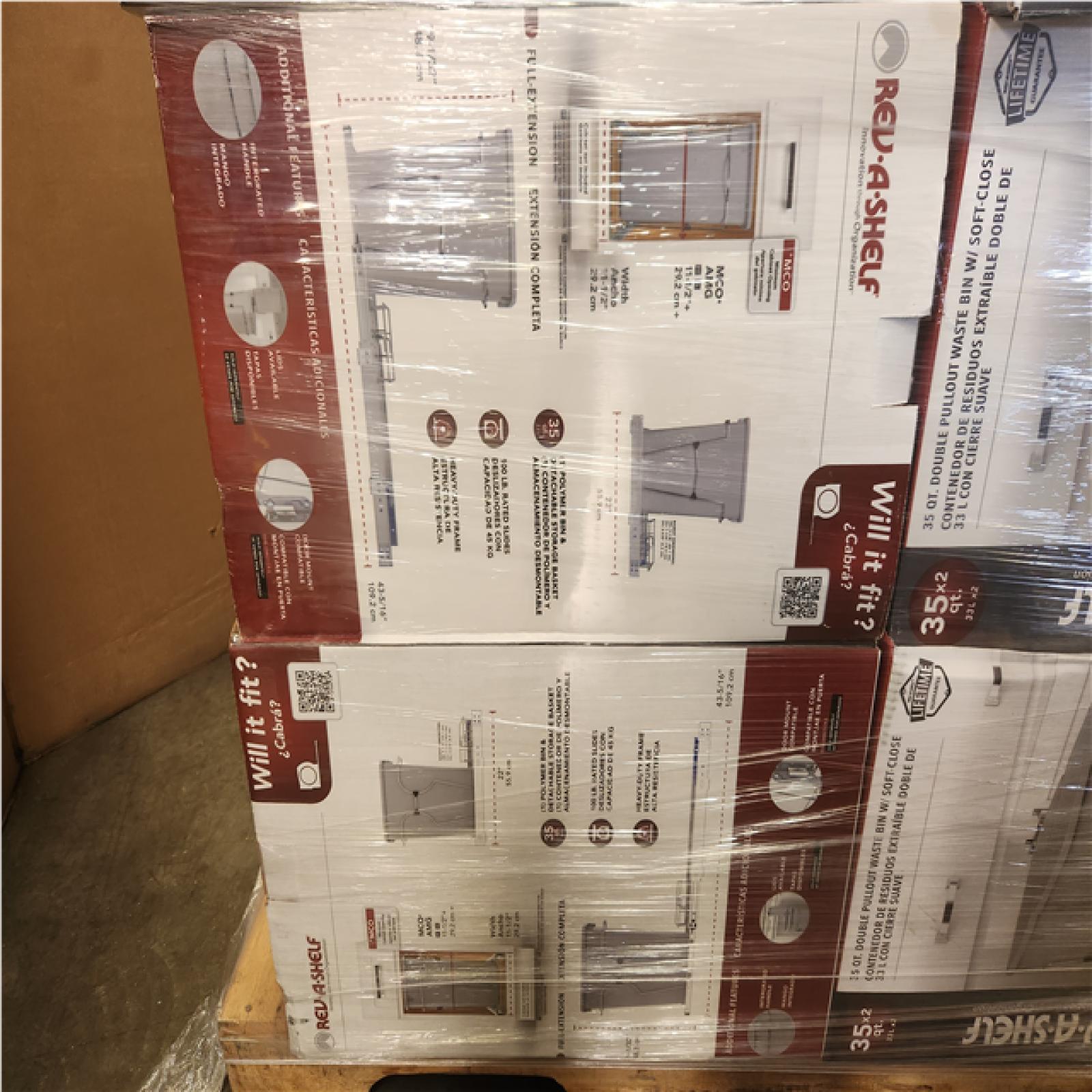 Phoenix NEW Pallet of Mixed REV-SHELF (30-Boxes)
