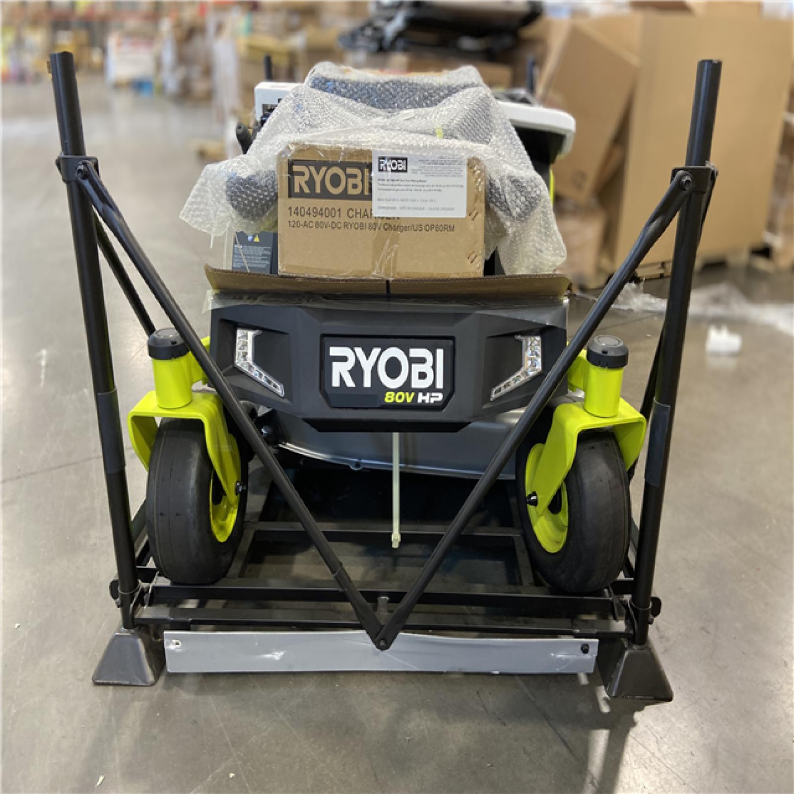 DALLAS LOCATION - RYOBI 80V HP Brushless 42 in. Battery Electric Cordless Zero Turn Riding Mower (2) 80V Batteries (2) 40V Batteries and Charger