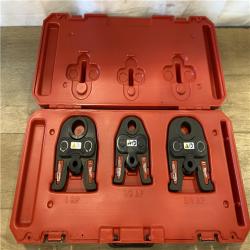 AS-IS Milwaukee M18 1/2in. -1 in. Black Iron Press Tool Jaw Kit