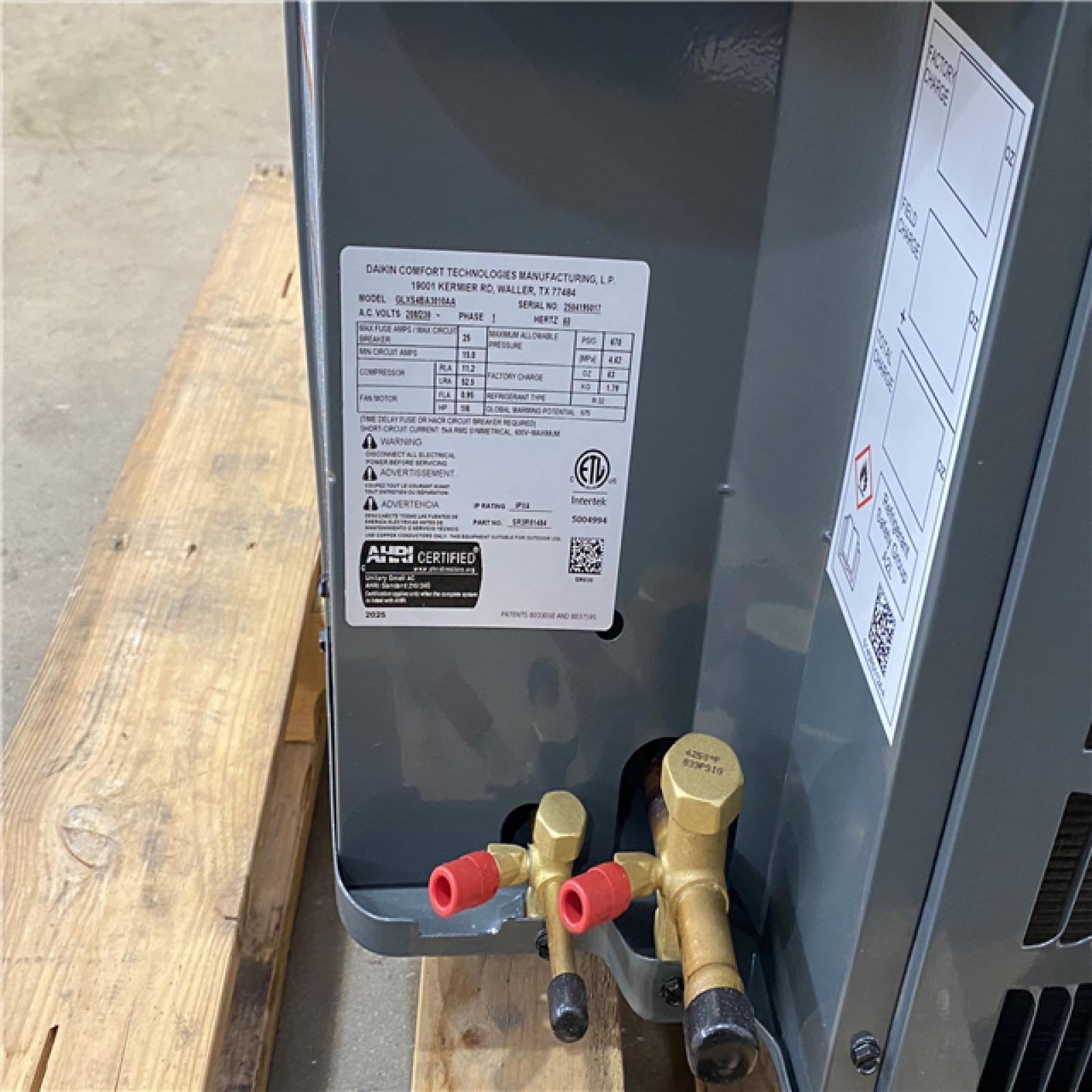 Houston Location - AS-IS CONDENSING UNIT AIR CONTIONING GOODMAN