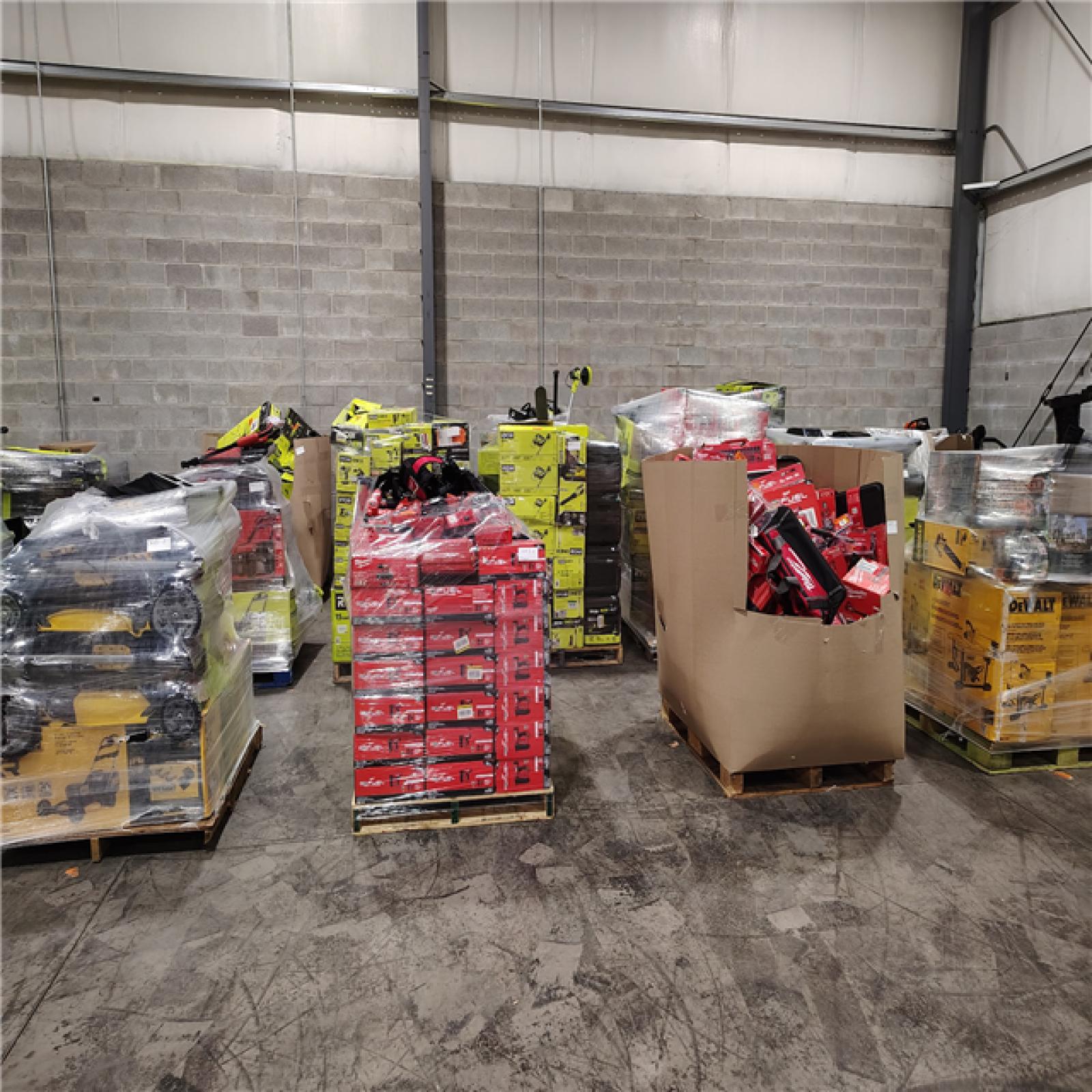 Pittston Location As-Is Power Tools Partial Truckload (14 Pallets) 0643-A
