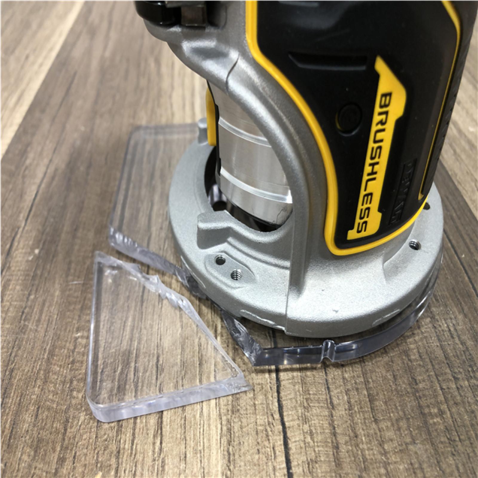 AS-IS DEWALT 20V MAX XR Cordless Brushless Fixed Base Compact Router (Tool Only)