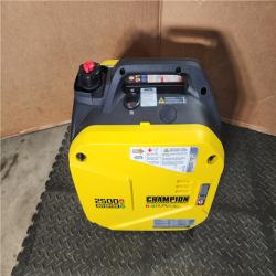 HOUSTON LOCATION - AS-IS CHAMPION 2500/1850-Watt Recoil Start Gasoline/Propane Powered Dual Fuel Inverter Generator with Quiet Technology and CO Shield