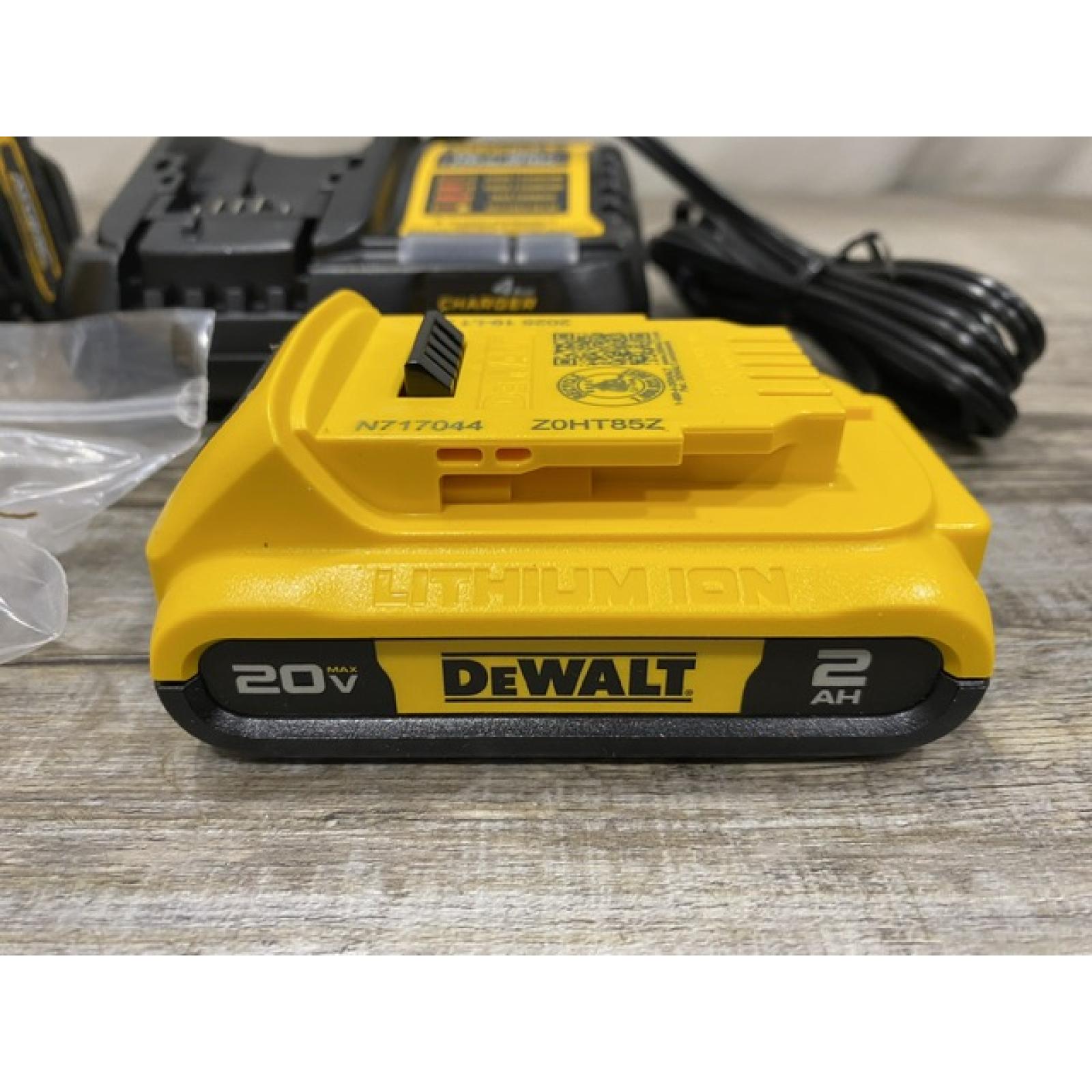 AS-IS DEWALT Atomic 20V Lithium-Ion Cordless Compact 1/2 in. Drill/Driver Kit