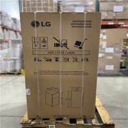 DALLAS LOCATION - LG - 20.2 Cu. Ft. Top-Freezer Refrigerator - Stainless Steel