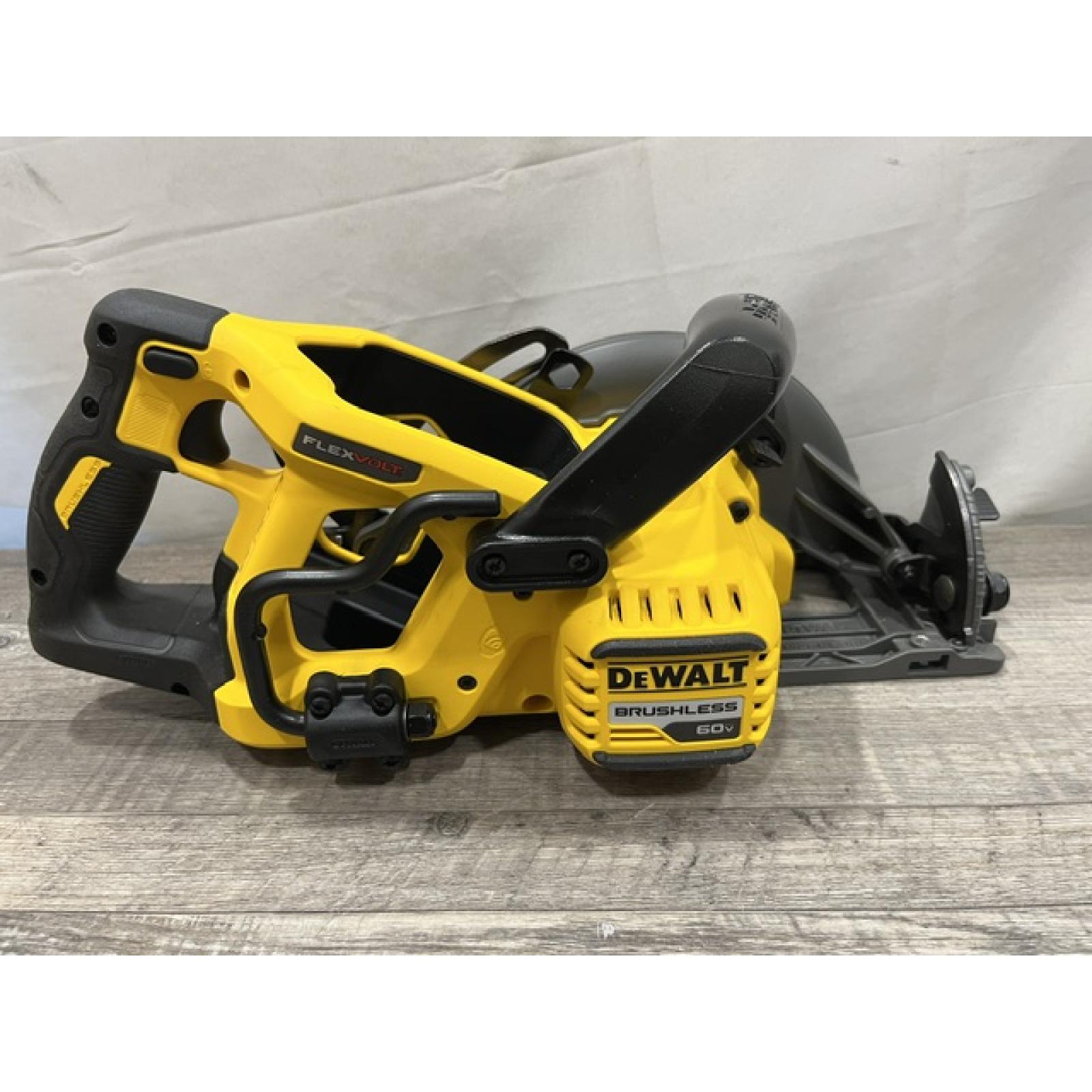 AS-IS DEWALT FLEXVOLT 60V MAX Cordless Brushless 7-1/4 in. Wormdrive Style Circular Saw (Tool Only)