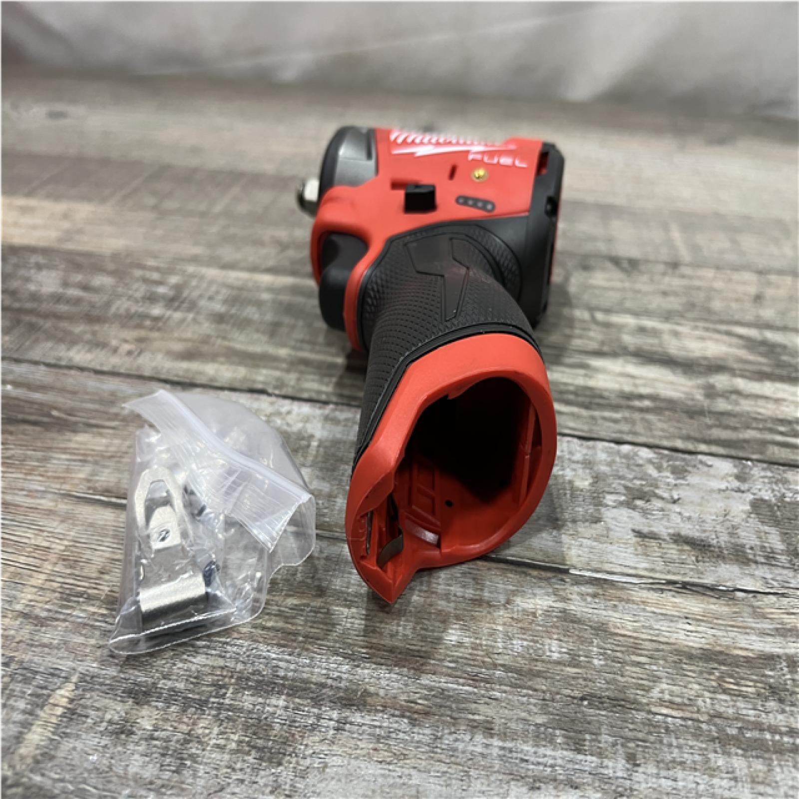 AS-IS Milwaukee  FUEL 12V Lithium-Ion Brushless Cordless 3/8 in. Sub Compact Impact Wrench (Tool-Only)