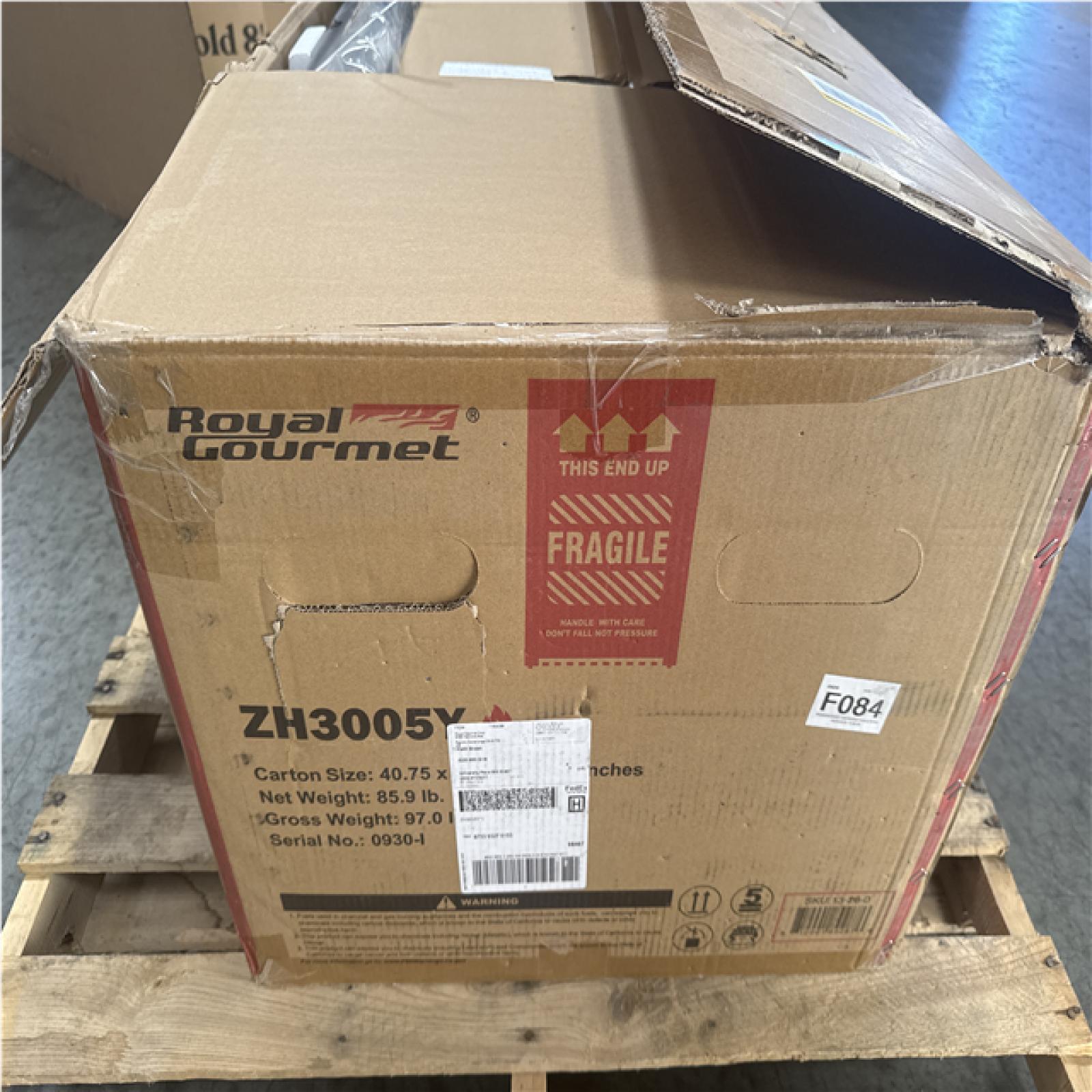 CALIFORNIA LIKE NEW ZH3005Y 2 BURNER GAS CHARCOAL GRILL