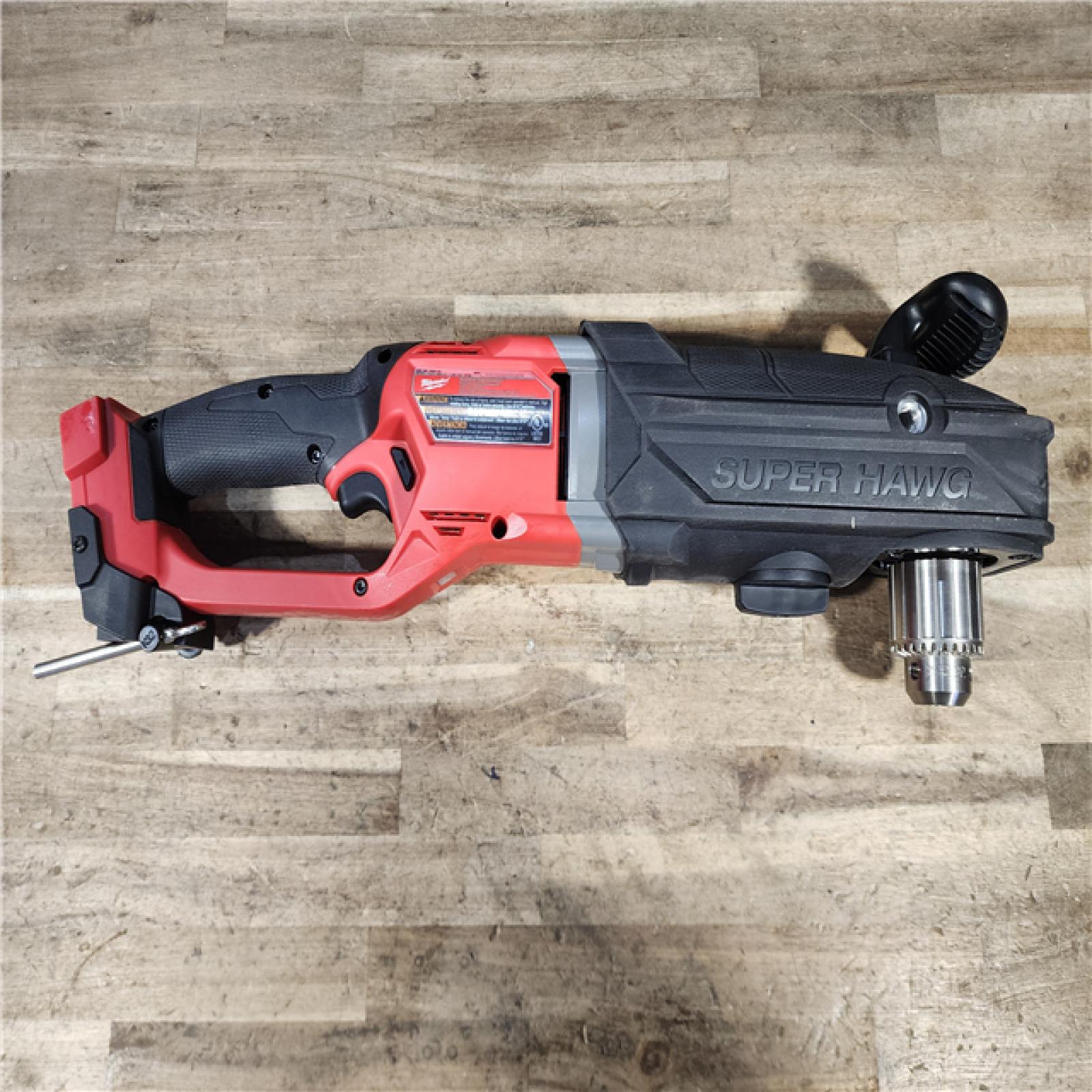 HOUSTON LOCATION - AS-IS Milwaukee FUEL 18V Lithium-Ion Brushless Cordless GEN 2 SUPER HAWG 1/2 in. Right Angle Drill (Tool-Only)