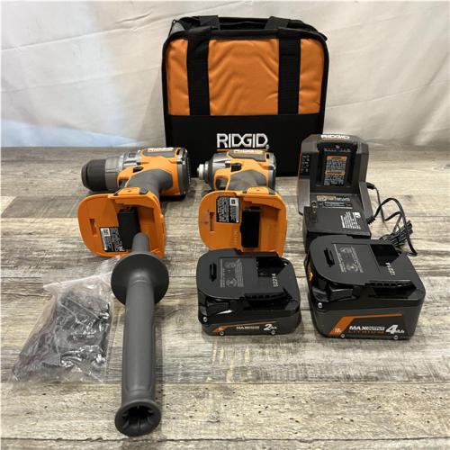 AS-IS RIDGID 18V Brushless Cordless 2-Tool Combo Kit