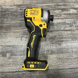 AS-IS DEWALT Atomic 20V Max Lithium-Ion Brushless Cordless Compact 1/4 in. Impact Driver Kit