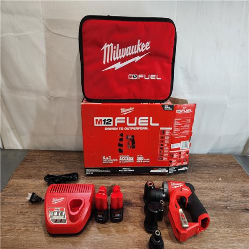AS-IS Milwaukee M12 FUEL 12V Brushless Installation 4-in-1 Drill/Driver Kit