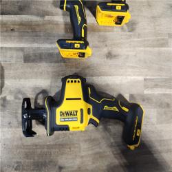 HOUSTON LOCATION - AS-IS DeWalt 20V MAX ATOMIC Cordless Brushless 3 Tool Combo Kit