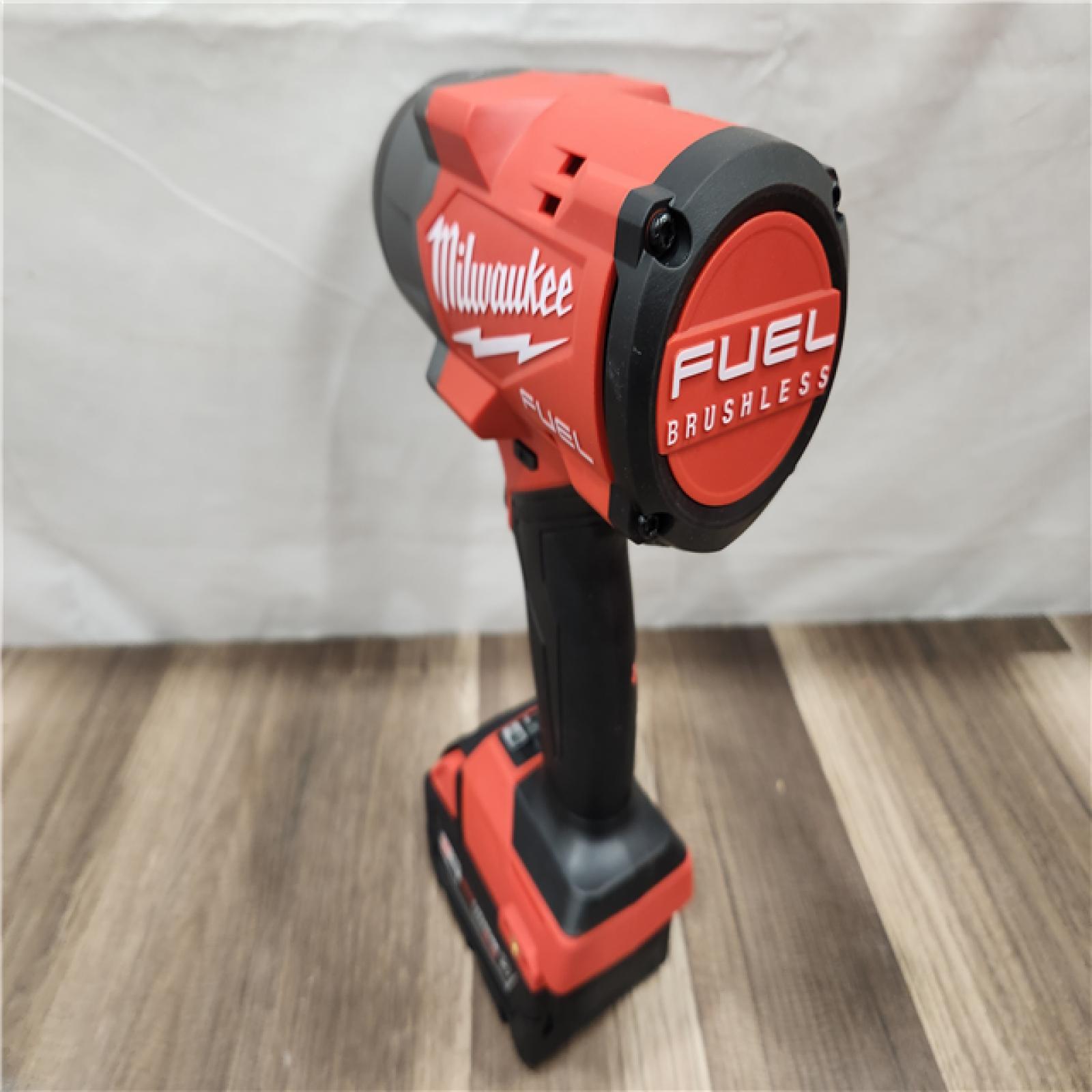 AS-IS- Milwaukee M18 1/2 in. Cordless Brushless High Torque Impact Wrench Kit (Battery & Charger)