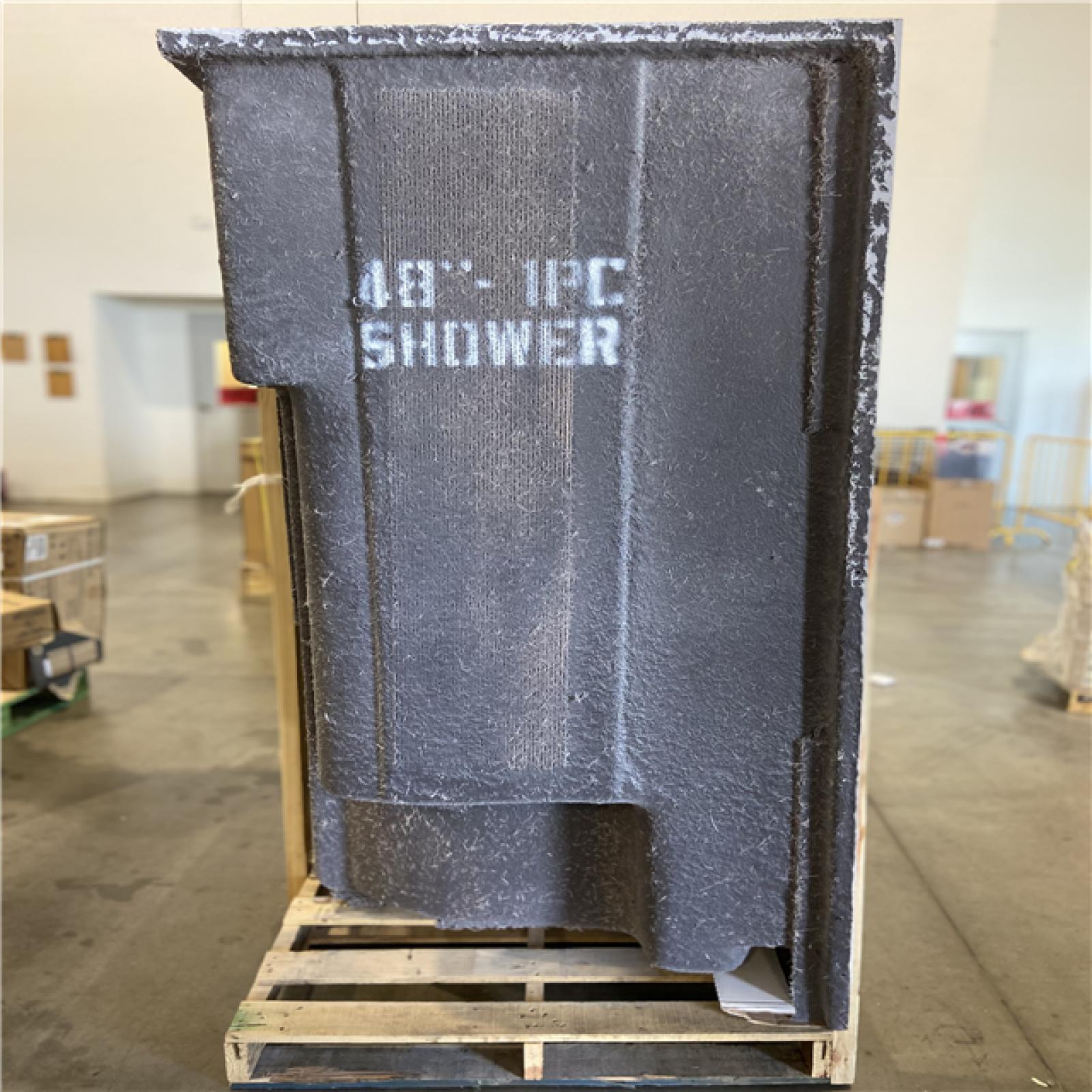 DALLAS LOCATION -Aquatic Everyday AcrylX 48 in. x 35 in. x 72 in. 1-Piece Shower Stall with 2 Seats and Center Drain in White