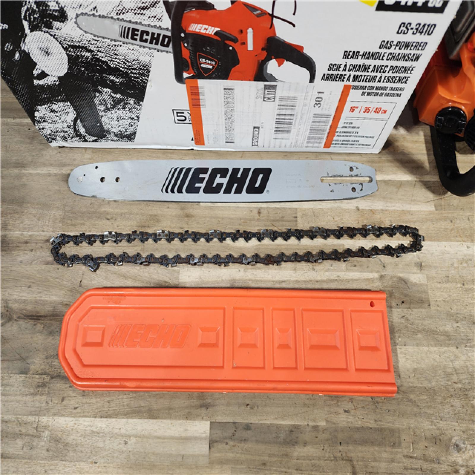HOUSTON LOCATION - AS-IS Echo 34.4 Cc Professional-Grade Chainsaw with 16 Inch Bar - CS-3410-16