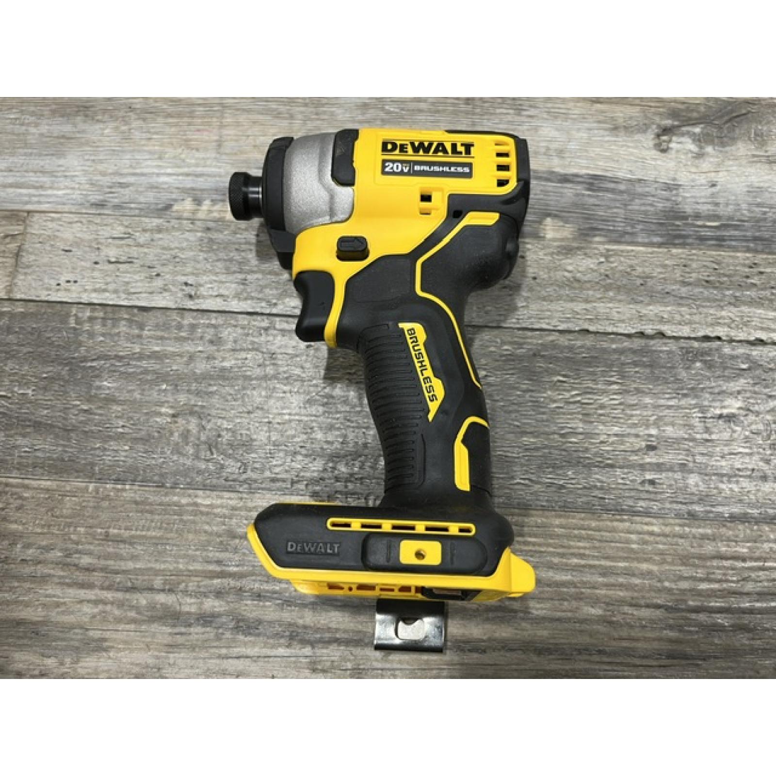 AS-IS DEWALT Atomic 20V Max Lithium-Ion Brushless Cordless Compact 1/4 in. Impact Driver Kit