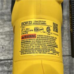 AS-IS DEWALT 20V MAX Cordless Brushless 1 in. SDS Plus D-Handle Concrete and Masonry Rotary Hammer (Tool Only)