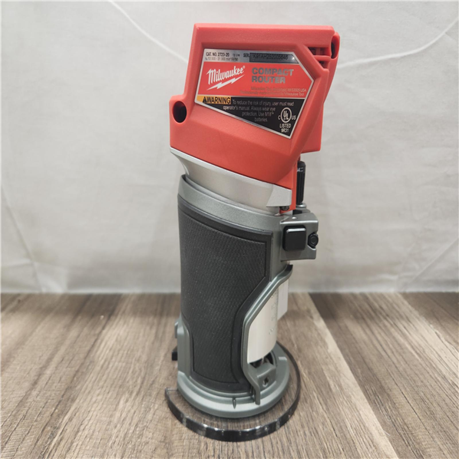AS-IS- Milwaukee M18 FUEL Compact Router (Tool-Only)