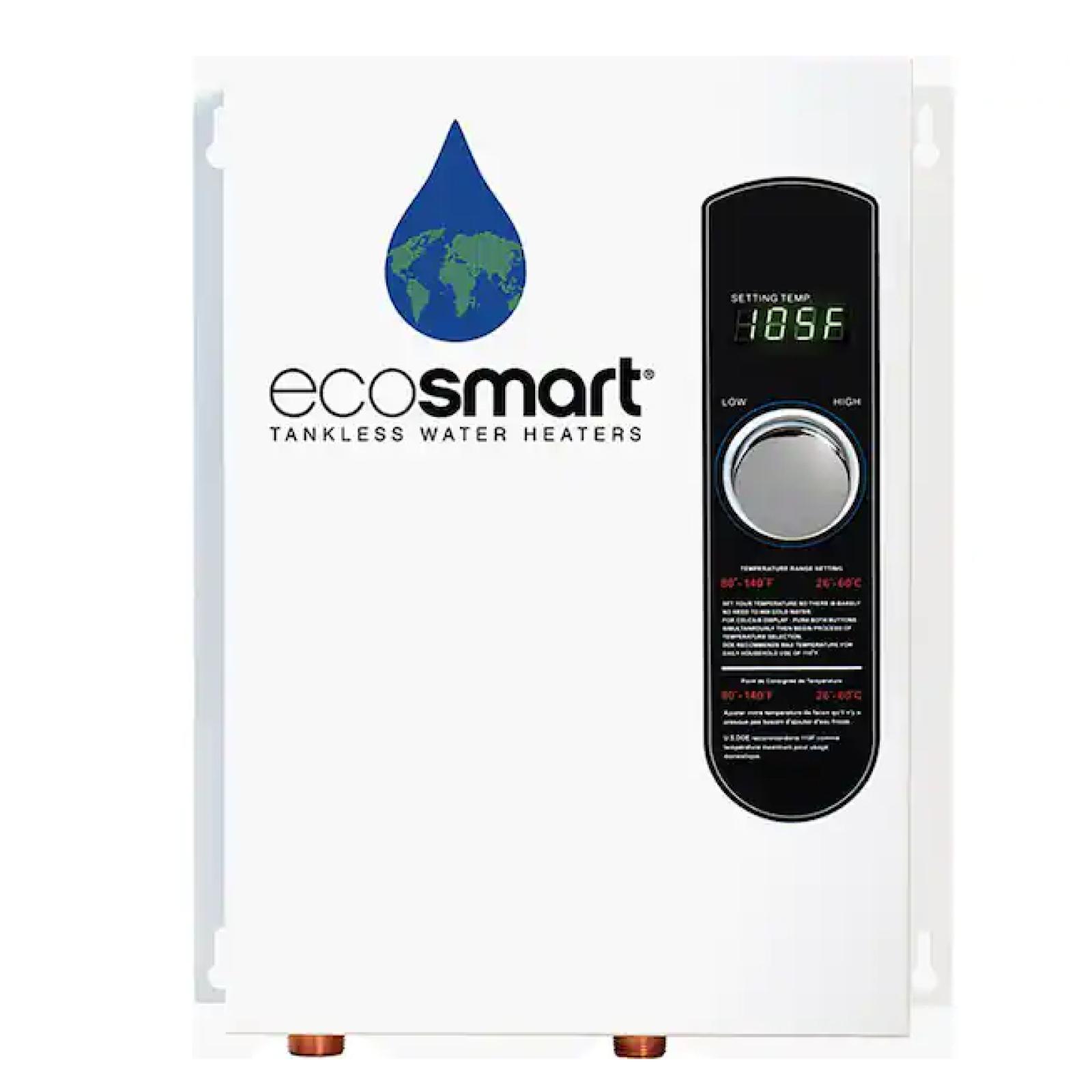 DALLAS LOCATION - EcoSmart 18 kW 3.51 GPM 240-Volt Electric Tankless Water Heater