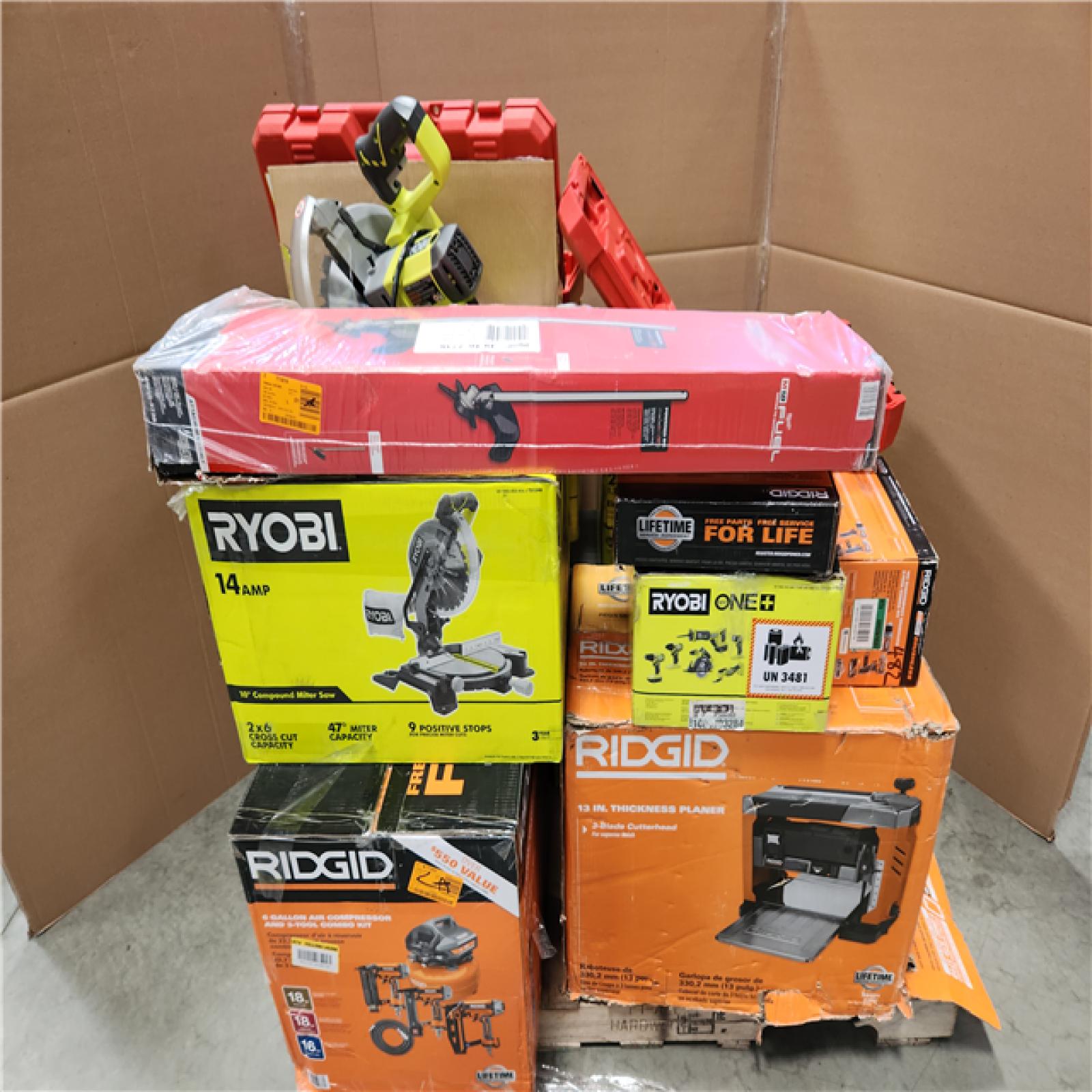 CALIFORNIA  AS-IS TOOL PALLET