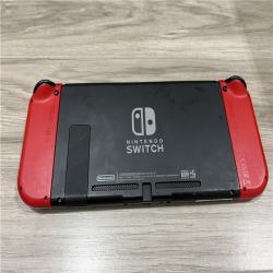 AS-IS Nintendo Switch OLED Video Game Console HAC-001(-01) Mario Red Edition