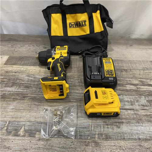 AS-IS DEWALT Atomic 20V Lithium-Ion Cordless Compact 1/2 in. Drill/Driver Kit