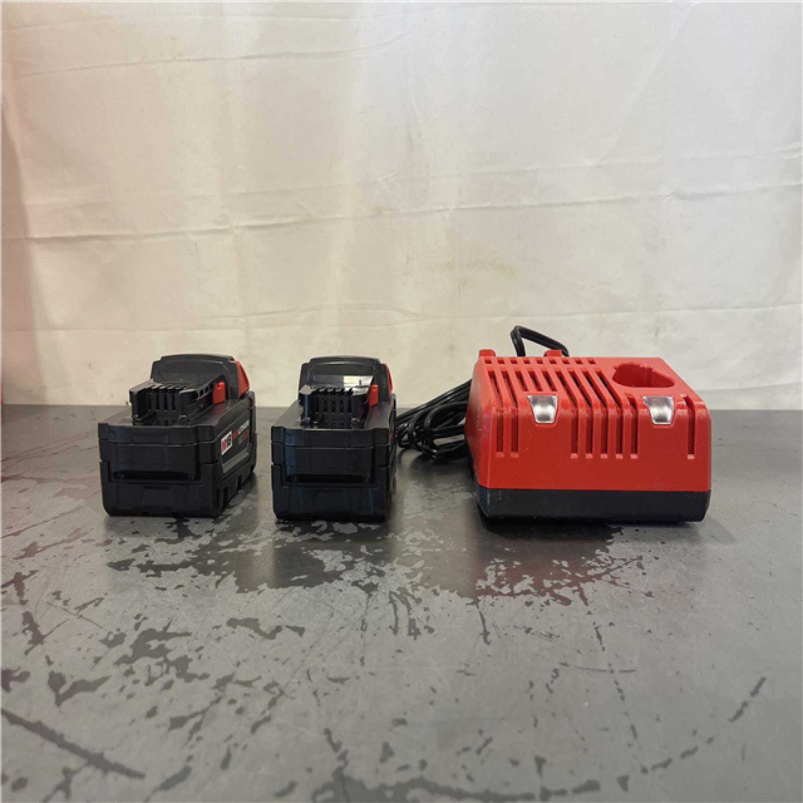 AS-IS- M18 18-Volt Lithium-Ion XC Starter Kit with Two 5.0Ah Batteries and Charger