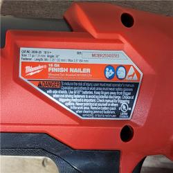 HOUSTON LOCATION - AS-IS MILWAUKEE 15 GAUGE FINISH NAILER