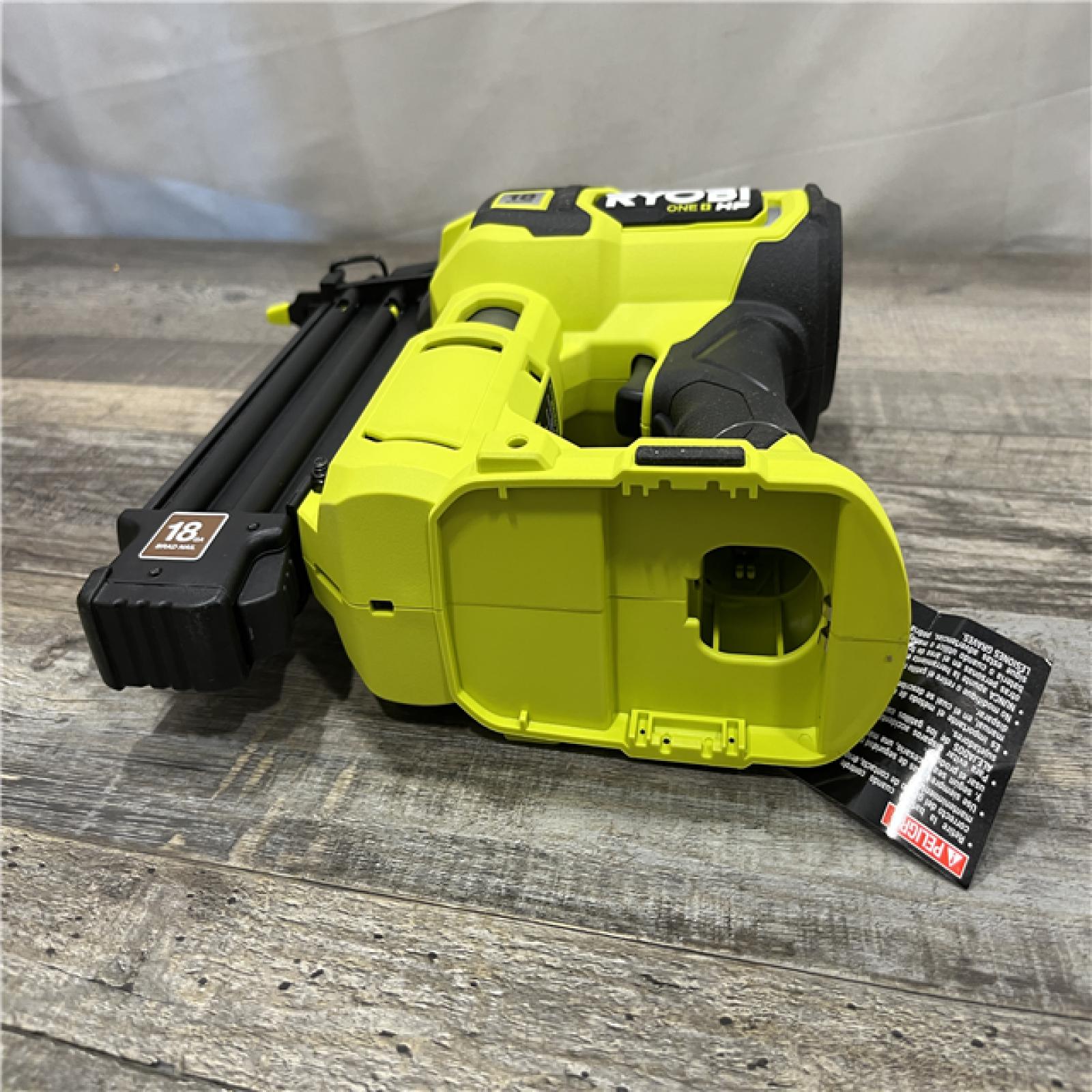 AS-IS RYOBI ONE+ HP 18V 18-Gauge Brushless Cordless AirStrike Brad Nailer (Tool Only)